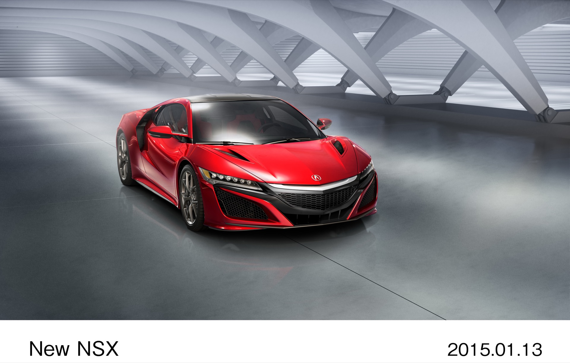 Acura NSX supercar in red — China brand repositioning campaign