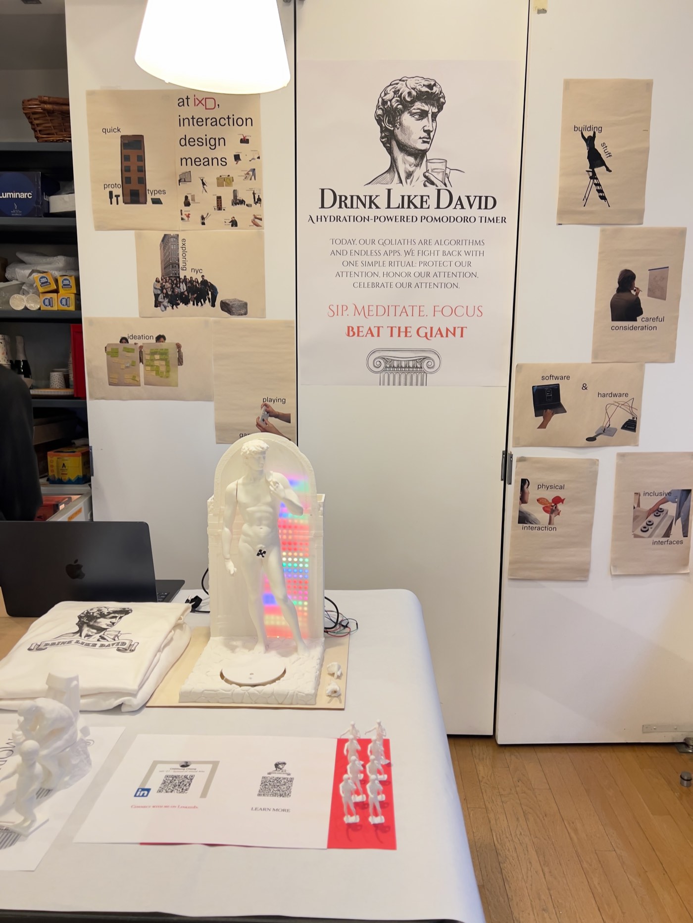 Drink Like David — 3D-printed smart coaster