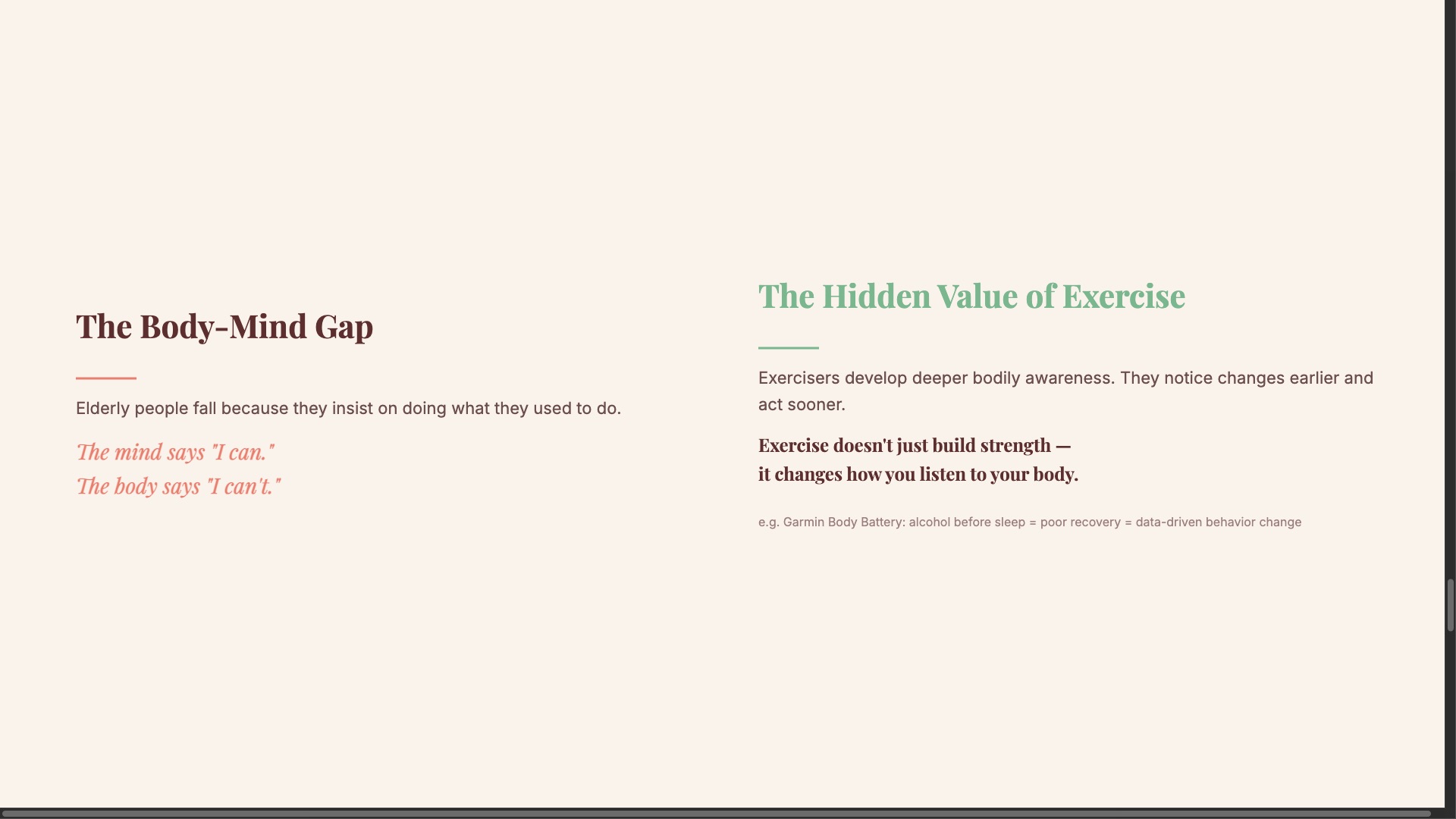 One Ripple — exercise and aging UX case study